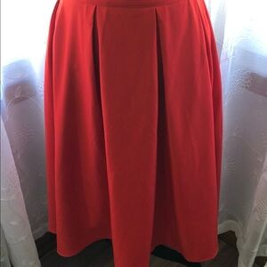 Urban Coco red skirt pleated SZ M  midi